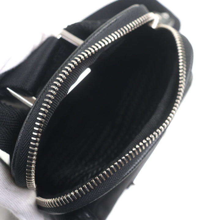 プラダ スリングバッグ Re-Nylon スマホケース ブラック ナイロン メンズ 2ZH194 美品
