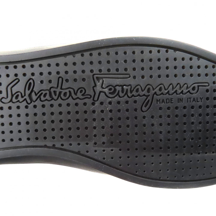 Excellent Salvatore Ferragamo Slip-on PACAU ROCK black velvet Women 8 RY5822