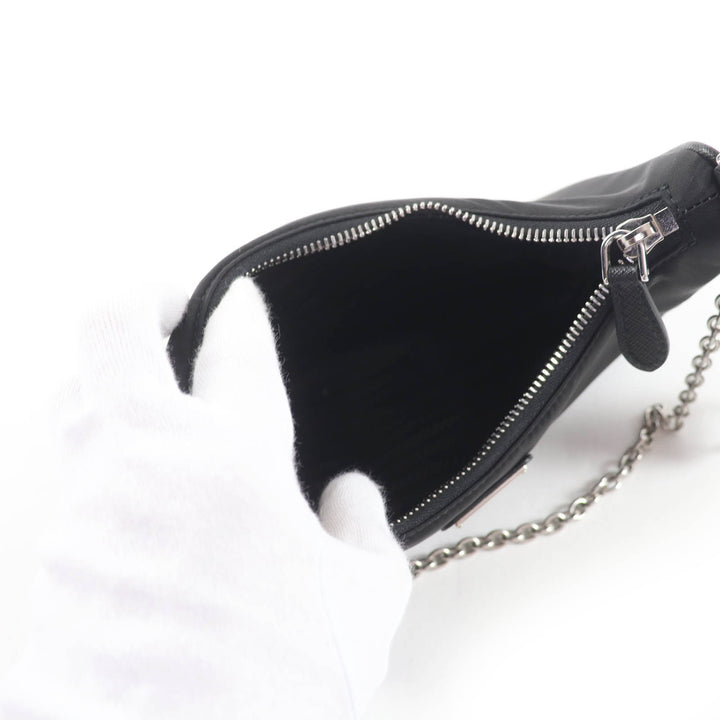 Pristine PRADA Shoulder Bag Re-Edition Triangle Logo 2-Way with Pouch 1BH204
