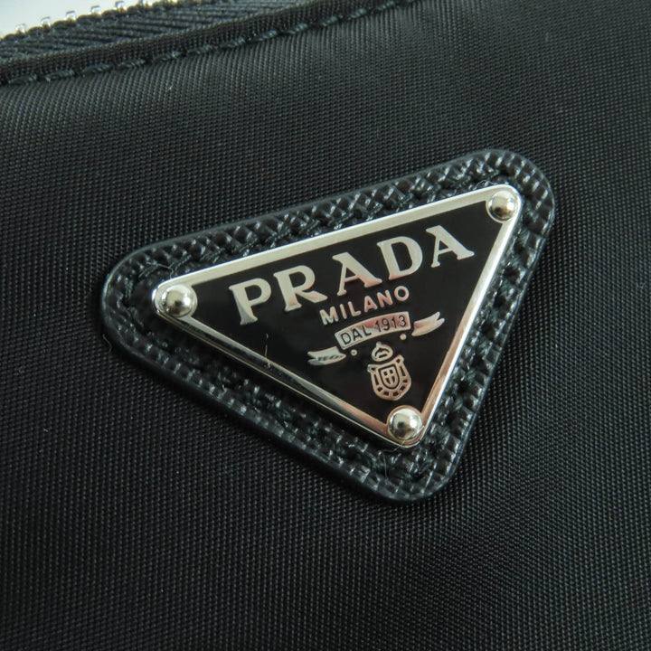 Pristine PRADA Shoulder Bag Re-Edition Triangle Logo 2-Way with Pouch 1BH204