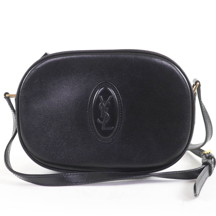 素晴らしい SAINT LAURENT PARIS ショルダーバッグ YSLロゴ カメラバッグ レザー 582673