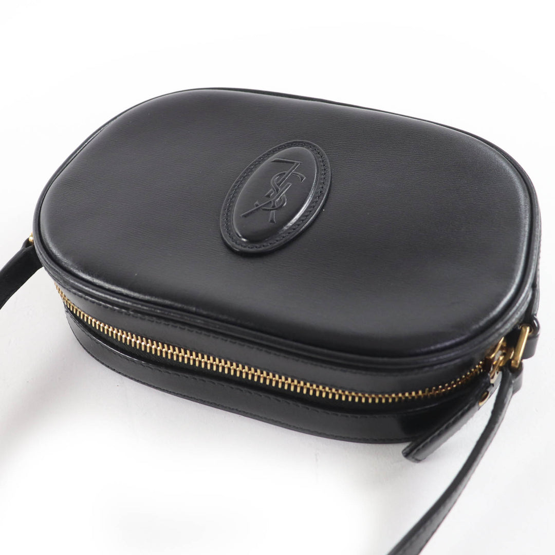 素晴らしい SAINT LAURENT PARIS ショルダーバッグ YSLロゴ カメラバッグ レザー 582673