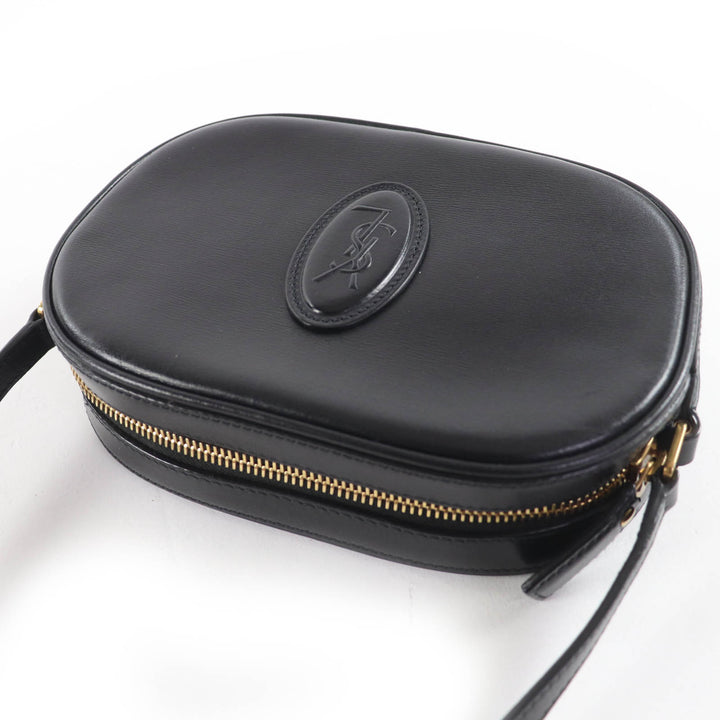 素晴らしい SAINT LAURENT PARIS ショルダーバッグ YSLロゴ カメラバッグ レザー 582673