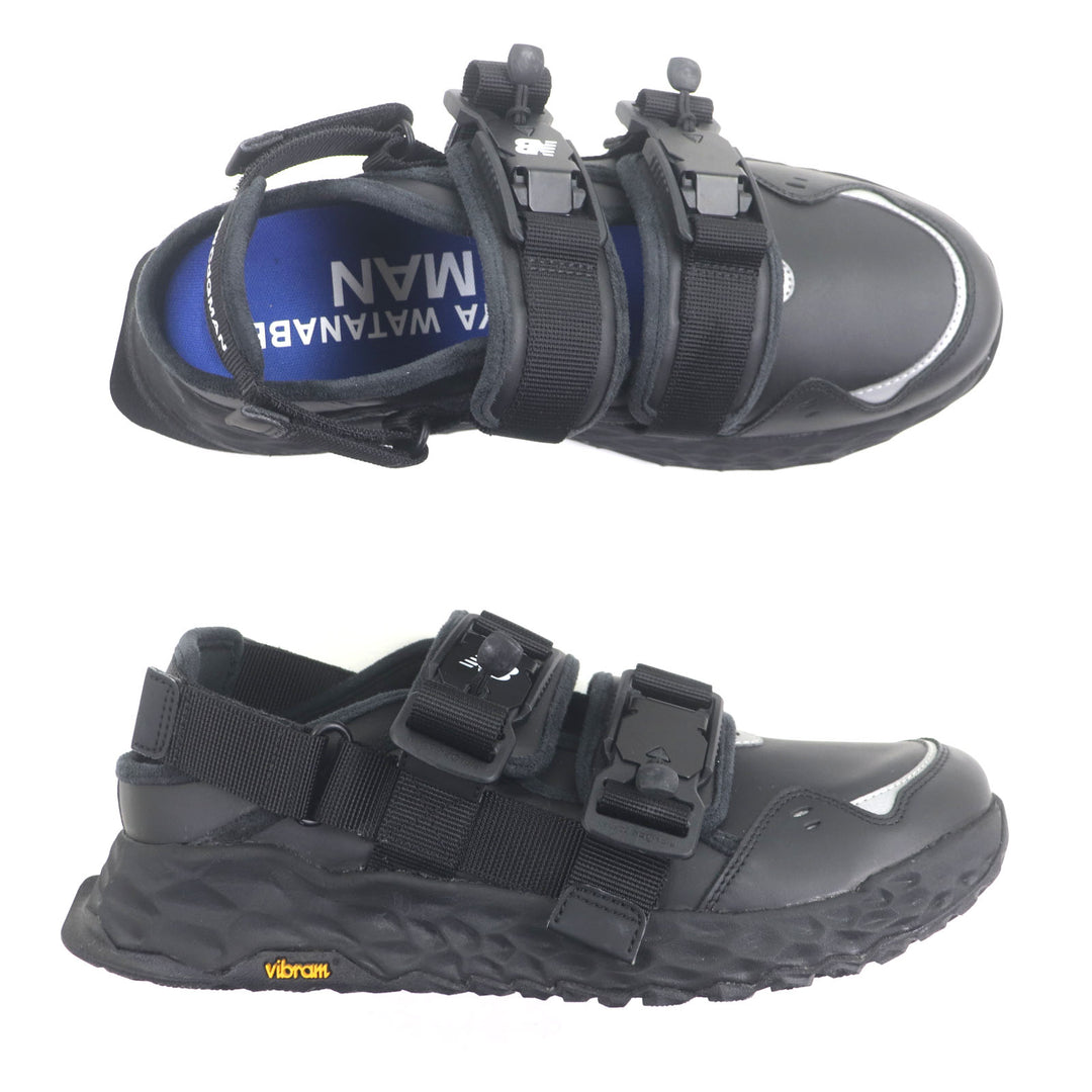 Excellent New Balance JUNYA WATANABE MAN Sandals black Cowhide mens 27 MSNB2WA