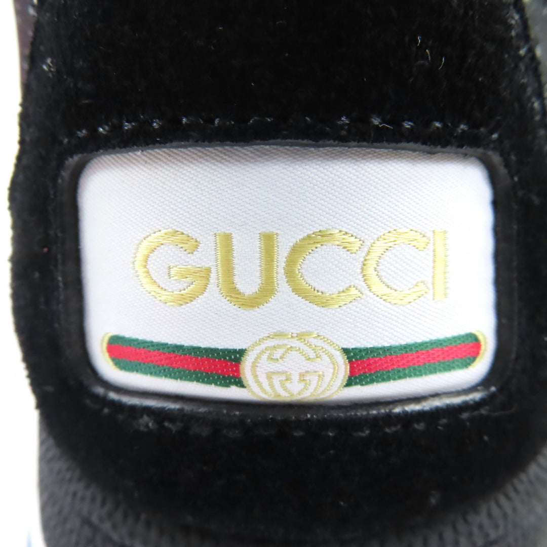 新品 GUCCI スニーカー Reweb GG キャンバス シェリーライン ブラックレザー 39.5 807057
