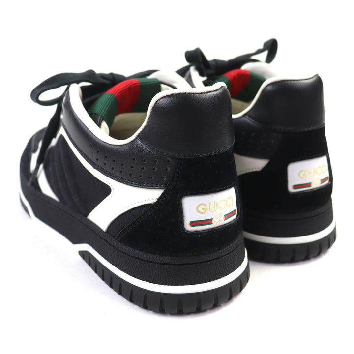 新品 GUCCI スニーカー Reweb GG キャンバス シェリーライン ブラックレザー 39.5 807057