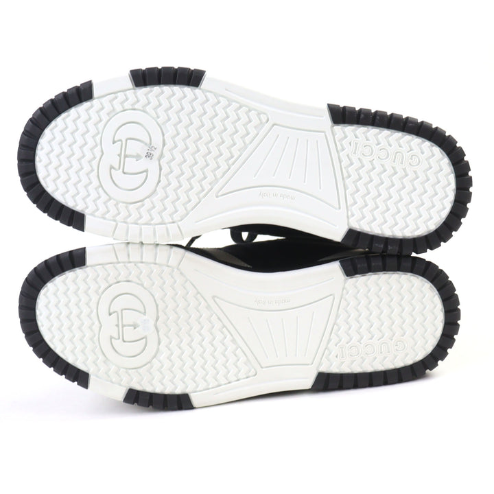 新品 GUCCI スニーカー Reweb GG キャンバス シェリーライン ブラックレザー 39.5 807057