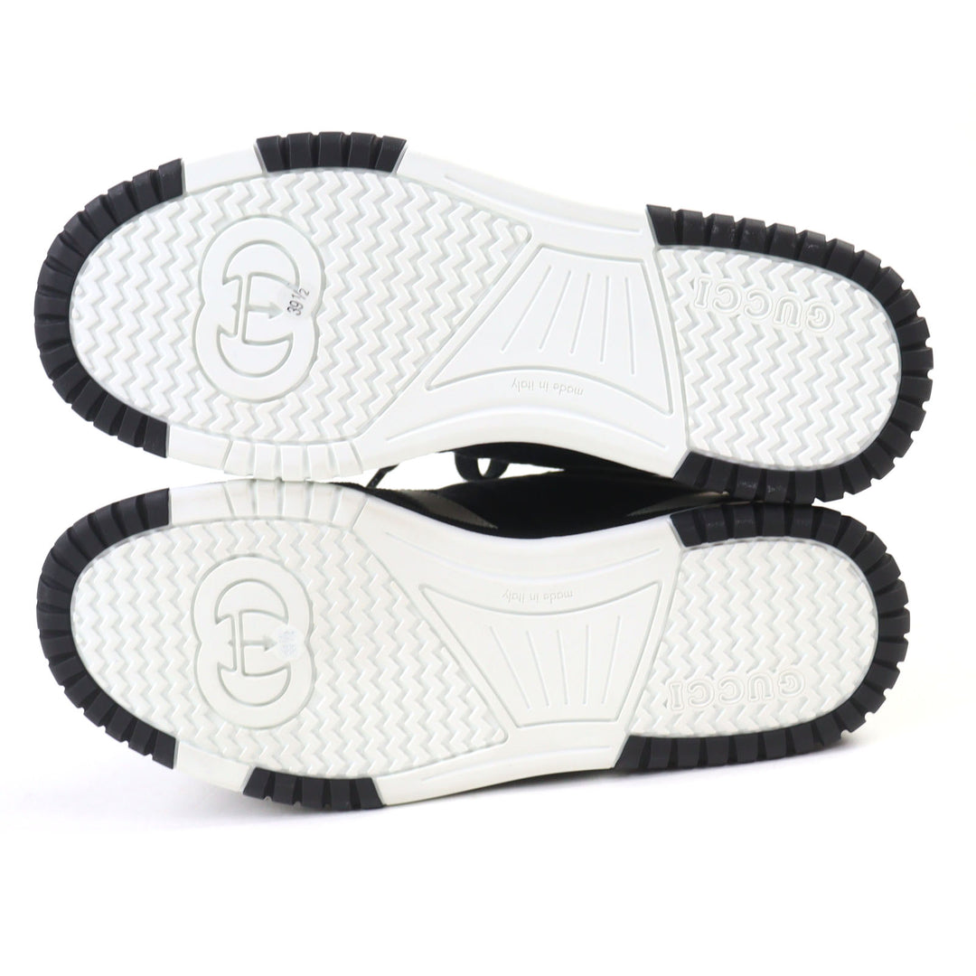 新品 GUCCI スニーカー Reweb GG キャンバス シェリーライン ブラックレザー 39.5 807057