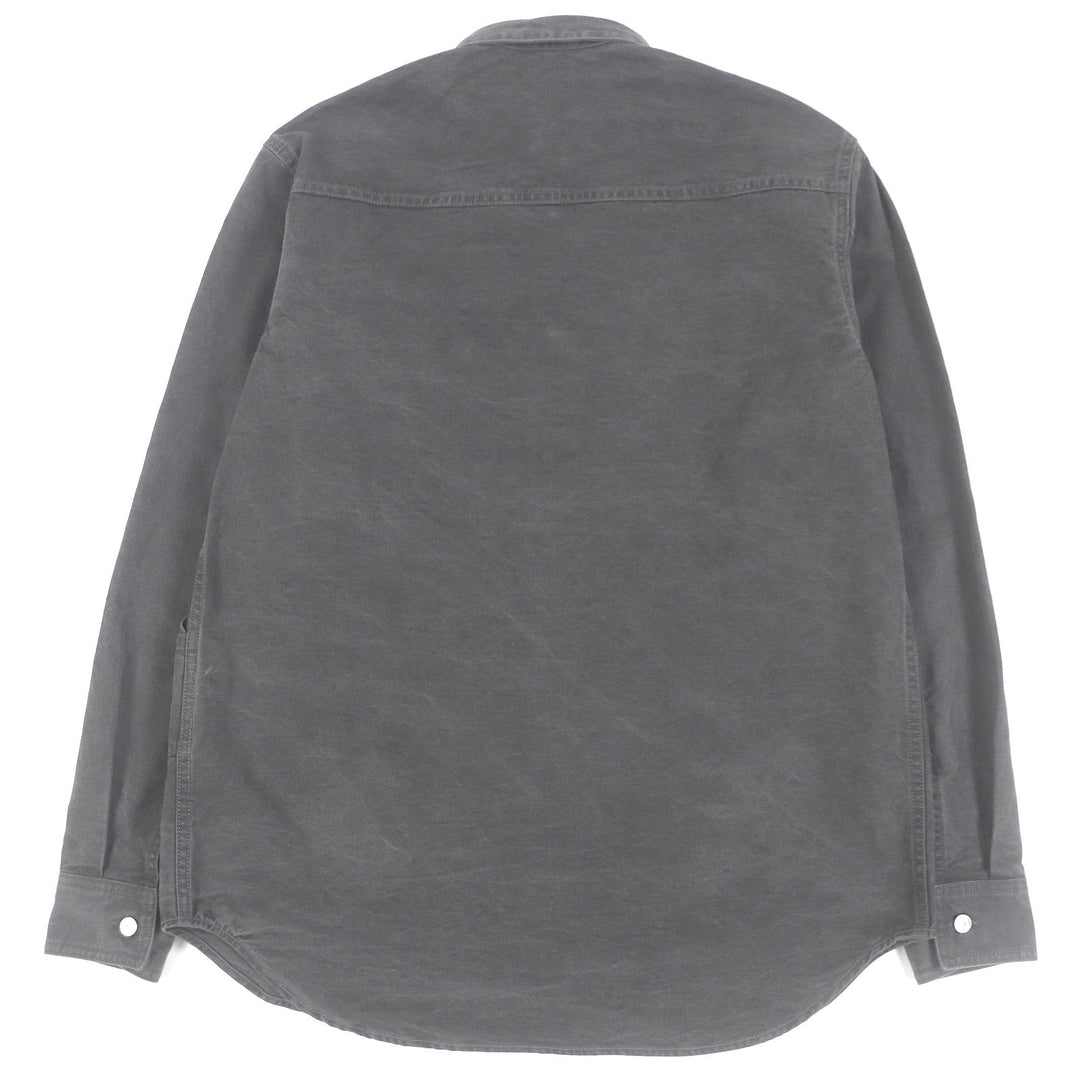 新品 DIOR 長袖シャツ クチュール ウォッシュ仕上げ グレー 39 383D587AY520