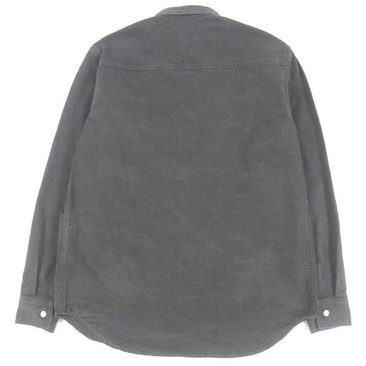 新品 DIOR 長袖シャツ クチュール ウォッシュ仕上げ グレー 39 383D587AY520