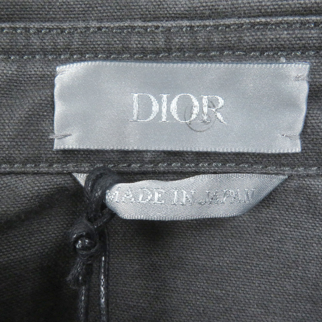 新品 DIOR 長袖シャツ クチュール ウォッシュ仕上げ グレー 39 383D587AY520