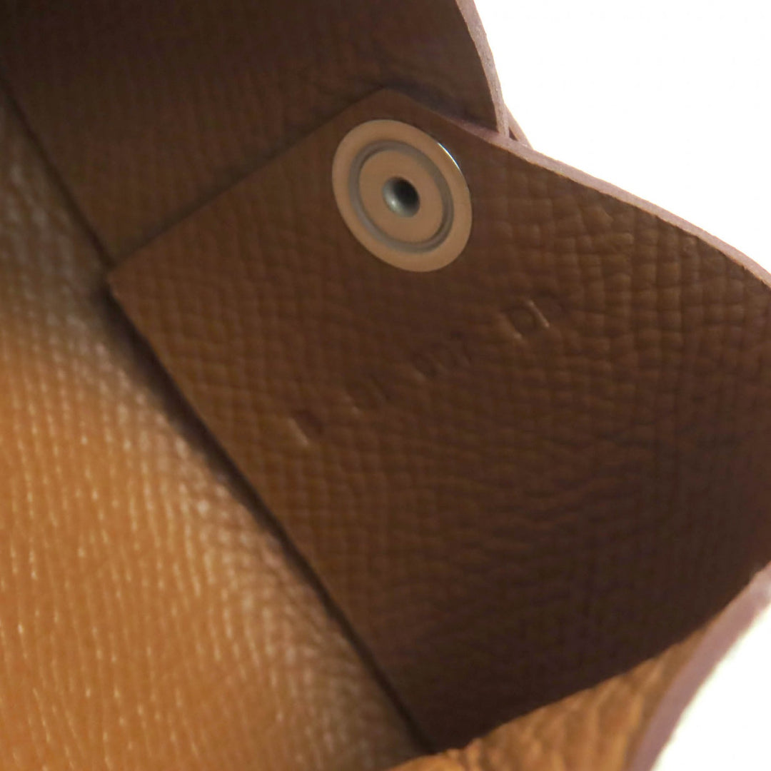 Pristine HERMES Card Case Calvi Epsom Leather Women