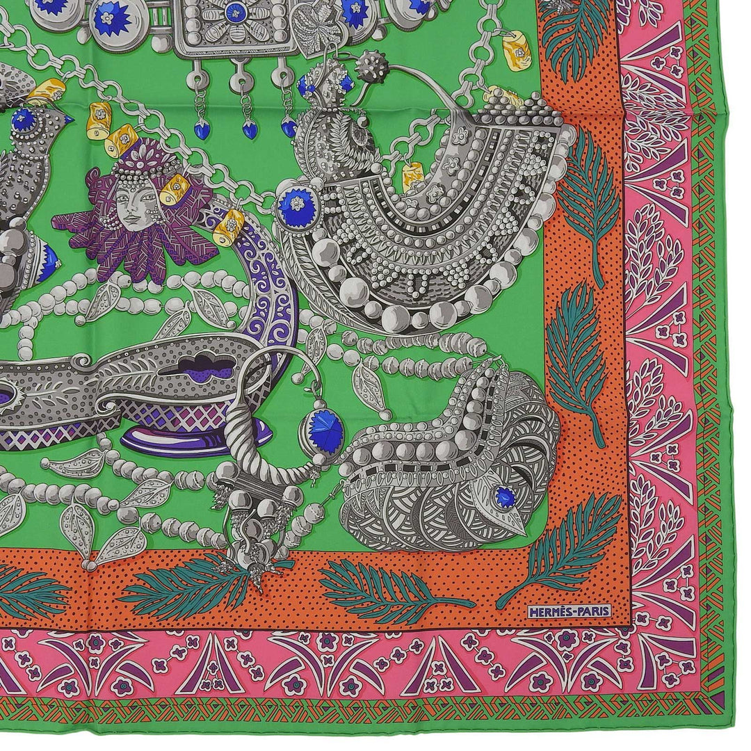 新品 HERMES スカーフ ZENOBIE REINE DE ゼノビア パルミラの女王 シルク レディース