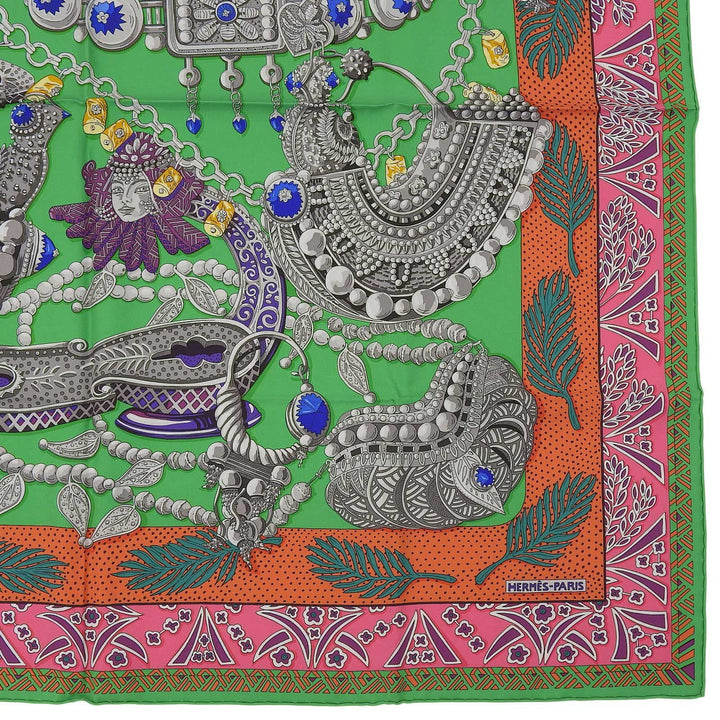 新品 HERMES スカーフ ZENOBIE REINE DE ゼノビア パルミラの女王 シルク レディース