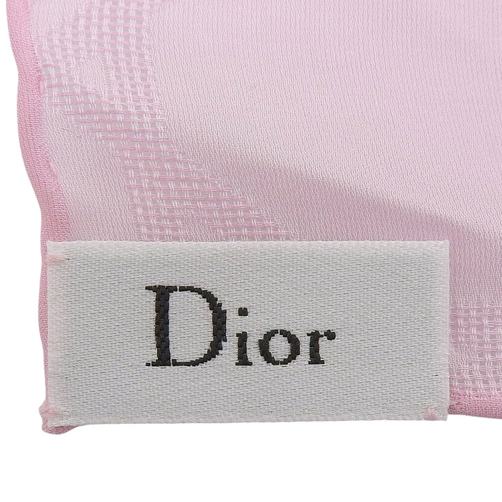Excellent DIOR Stall pink silk Women 54NUA304