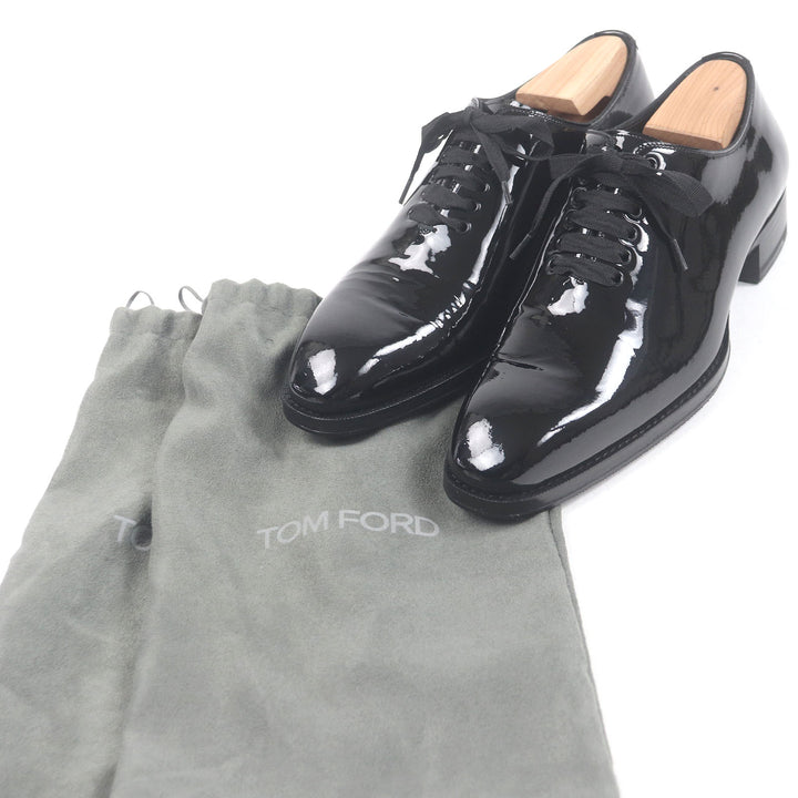 Pristine TOM FORD Dress shoes Patent EDGAR black Patent leather mens 7