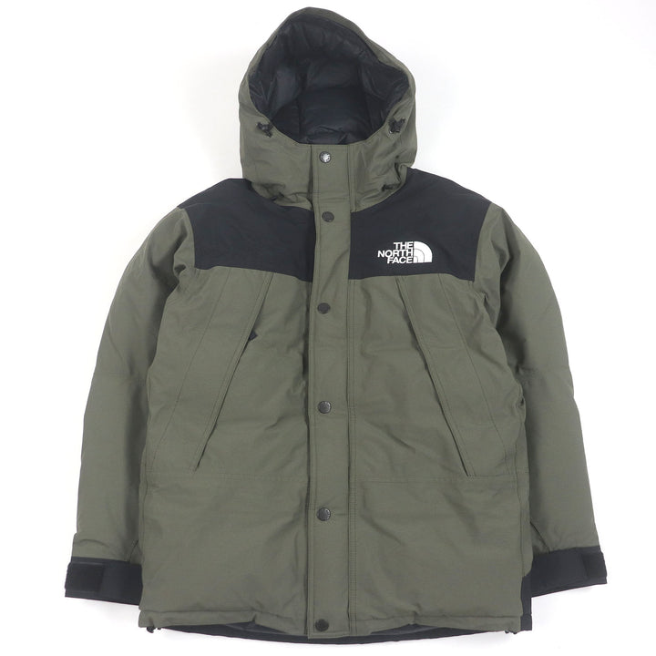 素晴らしい THE NORTH FACE ダウンジャケット Mountain Down Jacket GORE-TEX カーキ S ND91930