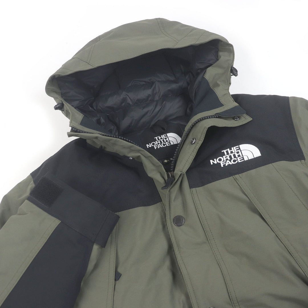 素晴らしい THE NORTH FACE ダウンジャケット Mountain Down Jacket GORE-TEX カーキ S ND91930