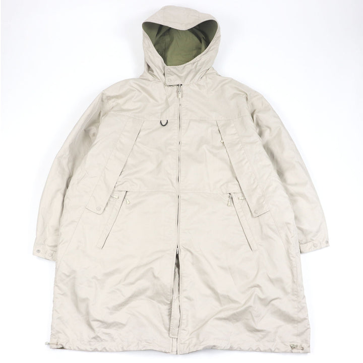 Pristine DAIWA PIER39 coat TECH MIL Sand Khaki Nylon mens L BJ-27023