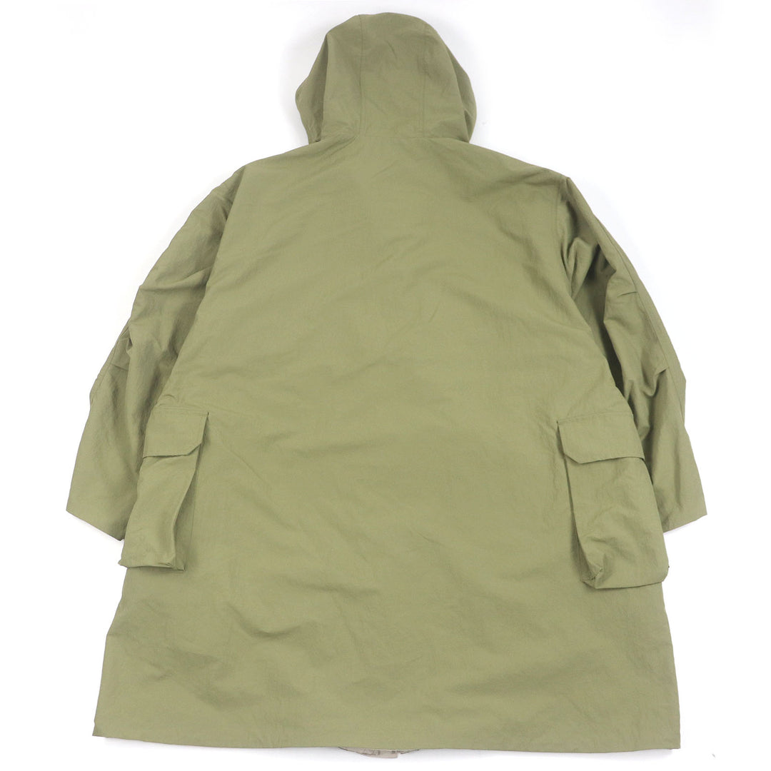 Pristine DAIWA PIER39 coat TECH MIL Sand Khaki Nylon mens L BJ-27023