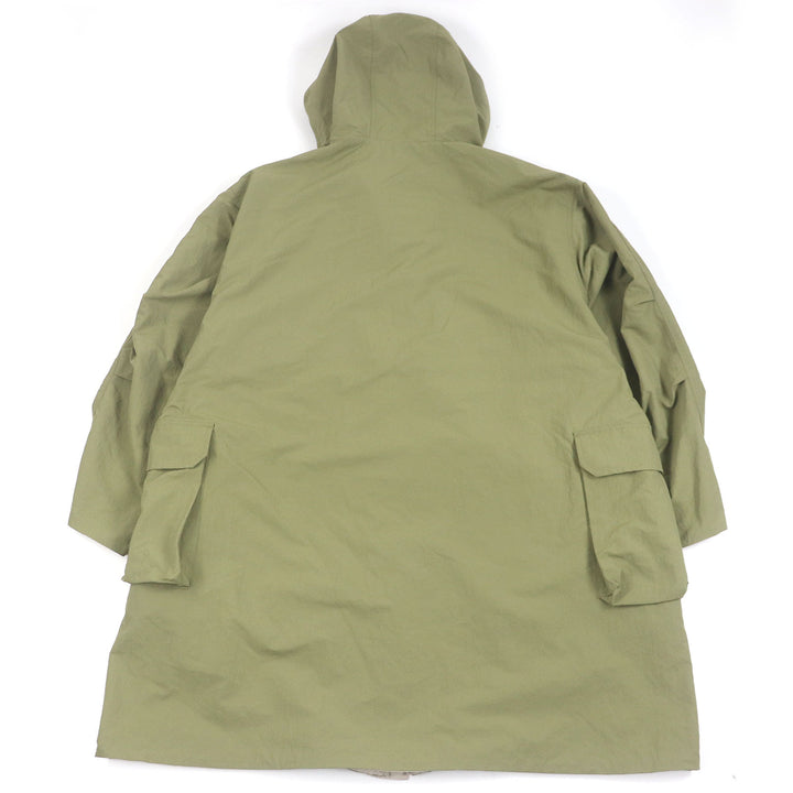 Pristine DAIWA PIER39 coat TECH MIL Sand Khaki Nylon mens L BJ-27023