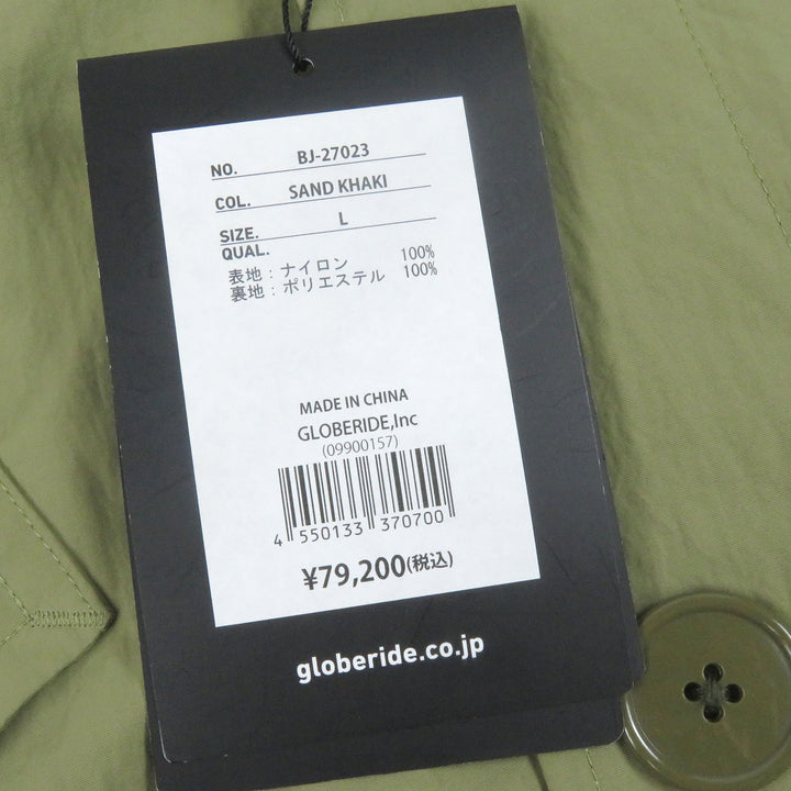 Pristine DAIWA PIER39 coat TECH MIL Sand Khaki Nylon mens L BJ-27023
