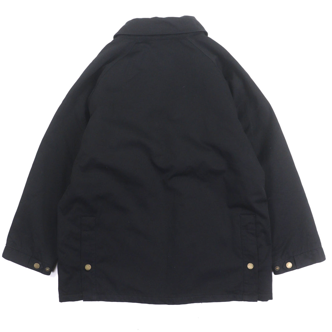Very Good Aquascutum LONDON coat black cotton mens XL