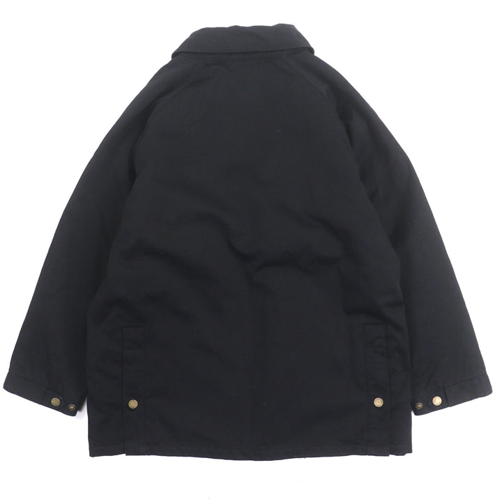 Very Good Aquascutum LONDON coat black cotton mens XL