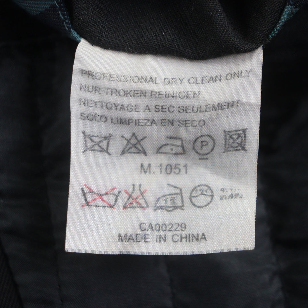 Very Good Aquascutum LONDON coat black cotton mens XL