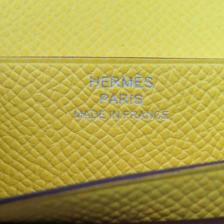 新品 HERMES 財布 ベアンフラ Hロゴ 二つ折り財布 エプソンレザー レディース