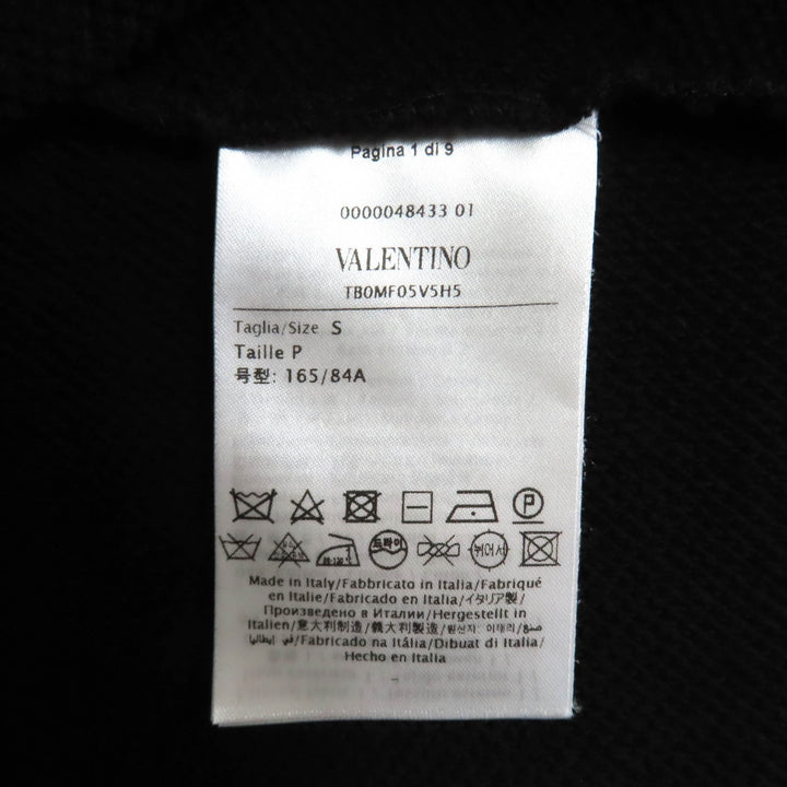 Great VALENTINO sweat black cotton Women S TB0MF05V5H5