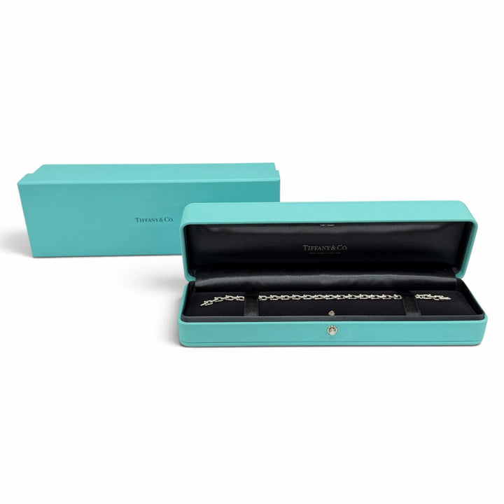 Excellent TIFFANY&Co. bracelet Micro Link Bracelet Silver AG925 Women