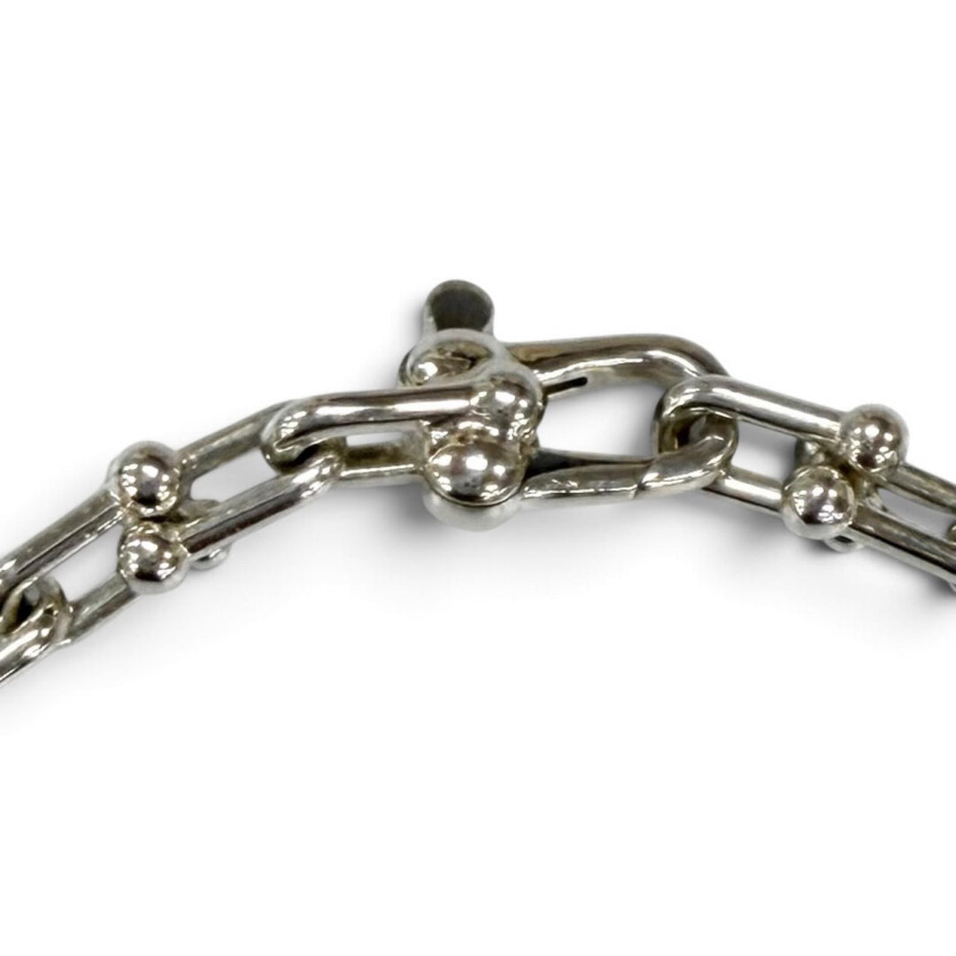 Excellent TIFFANY&Co. bracelet Micro Link Bracelet Silver AG925 Women