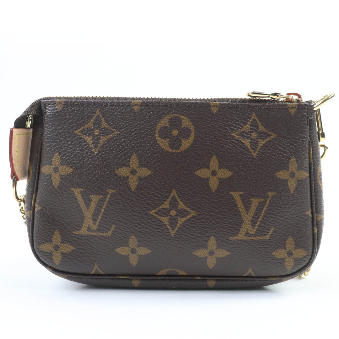 Pristine LOUIS VUITTON Accessory pouch Mini Pochette Accessoires canvas M58009