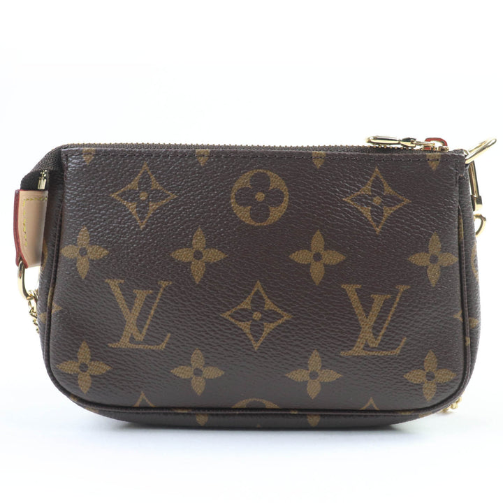 Pristine LOUIS VUITTON Accessory pouch Mini Pochette Accessoires canvas M58009
