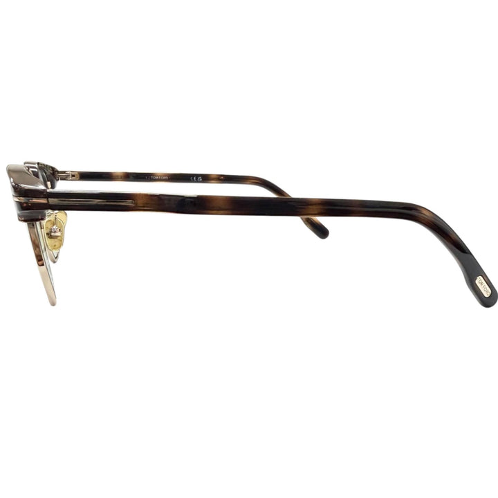 Very Good TOM FORD sunglasses Marble Pattern Browline Brown mens TF1119-D