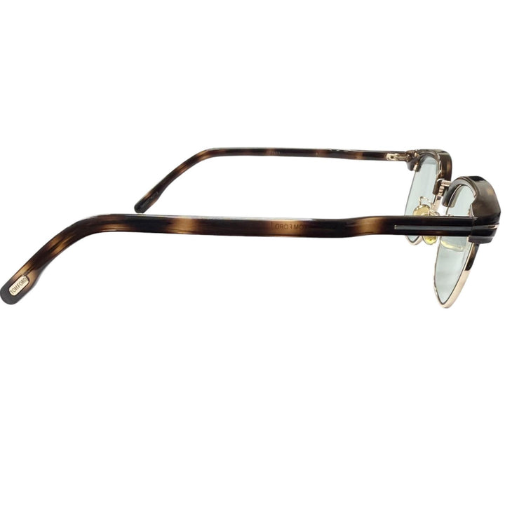 Very Good TOM FORD sunglasses Marble Pattern Browline Brown mens TF1119-D