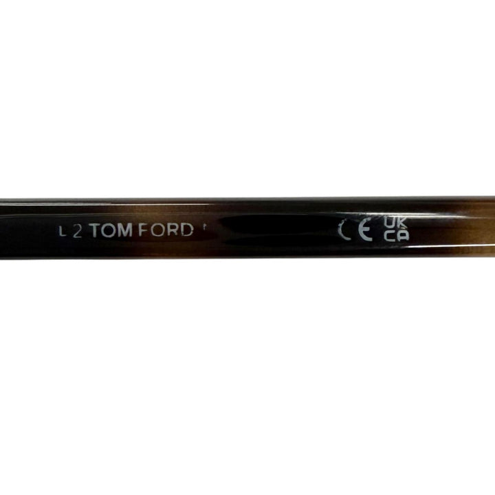 Very Good TOM FORD sunglasses Marble Pattern Browline Brown mens TF1119-D
