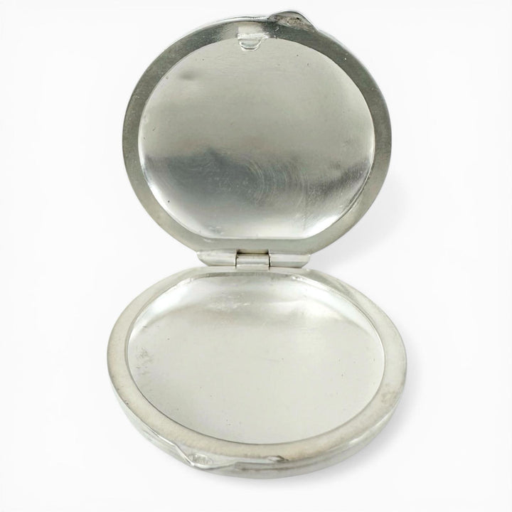 Great HERMES Pendant top Pill case Silver SV925 Women