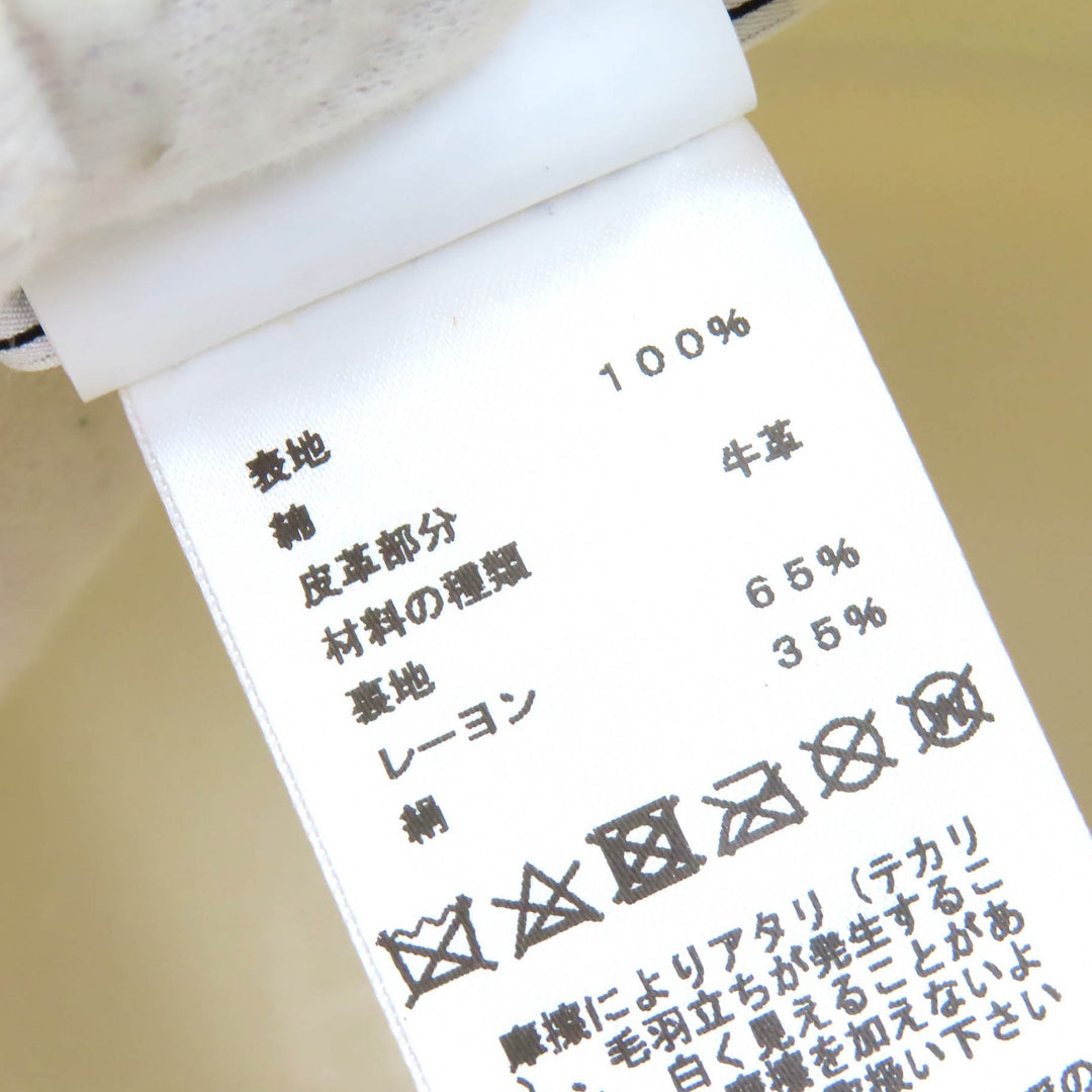Excellent HERMES beret Saint Honoré Serie Button Denim cotton Women 58 222017N