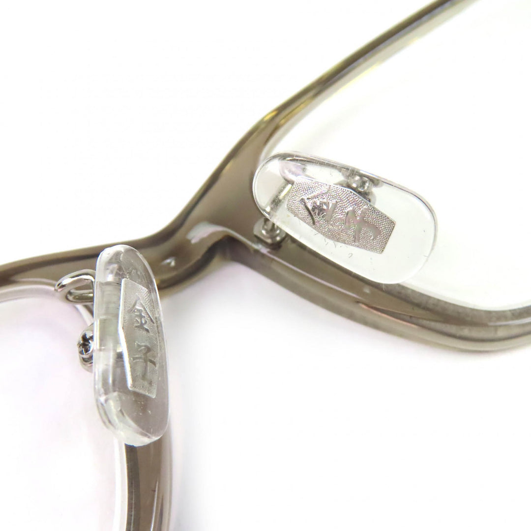 Great KANEKO OPTICAL Glasses Tortoiseshell Pattern Square Shape Brown mens