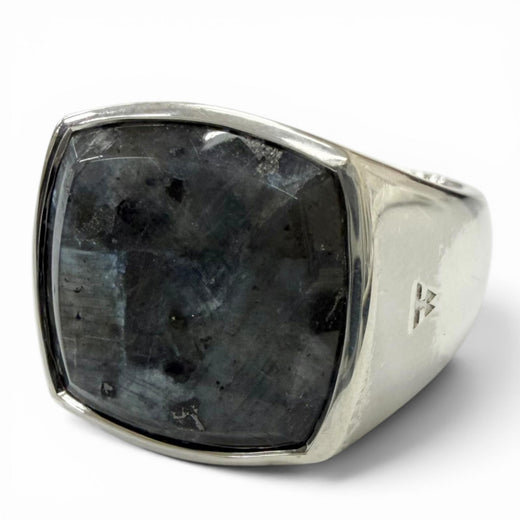 Great TOM WOOD Ring ring Square Cushion Current product Silver 925 mens 50