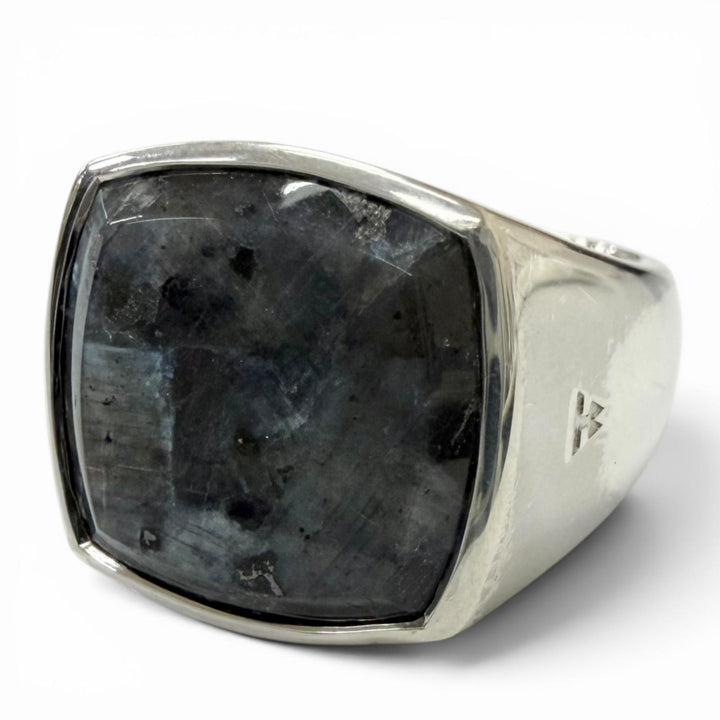 Great TOM WOOD Ring ring Square Cushion Current product Silver 925 mens 50