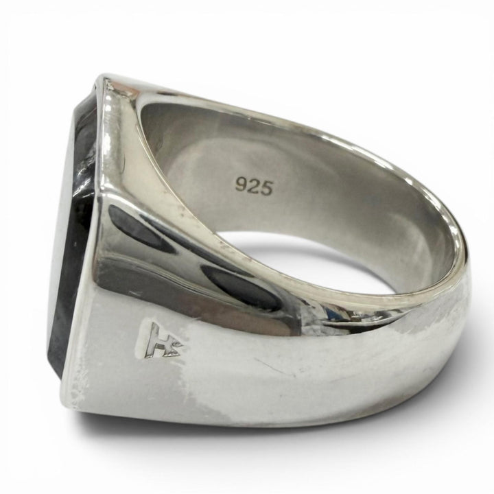 Great TOM WOOD Ring ring Square Cushion Current product Silver 925 mens 50