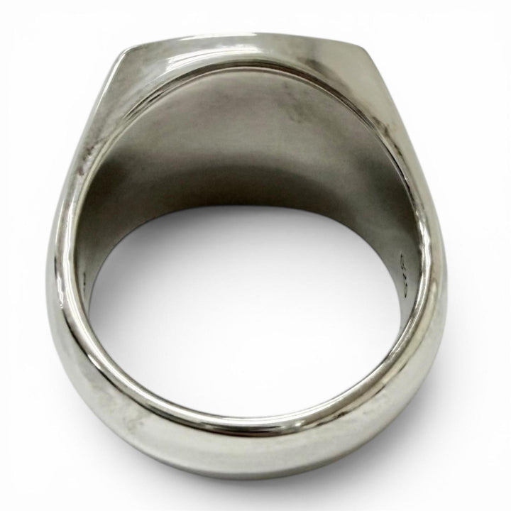 Great TOM WOOD Ring ring Square Cushion Current product Silver 925 mens 50