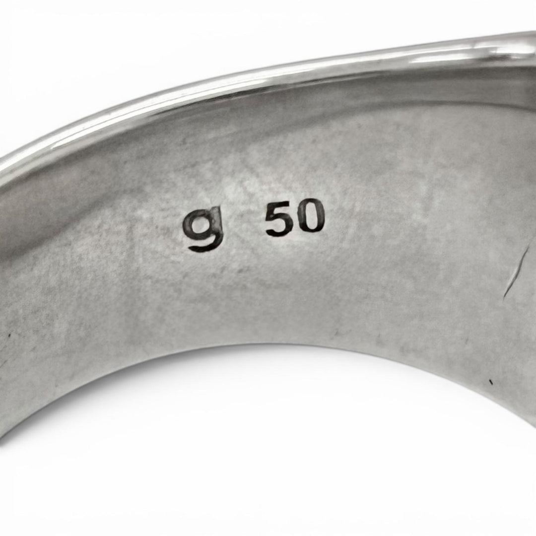 Great TOM WOOD Ring ring Square Cushion Current product Silver 925 mens 50
