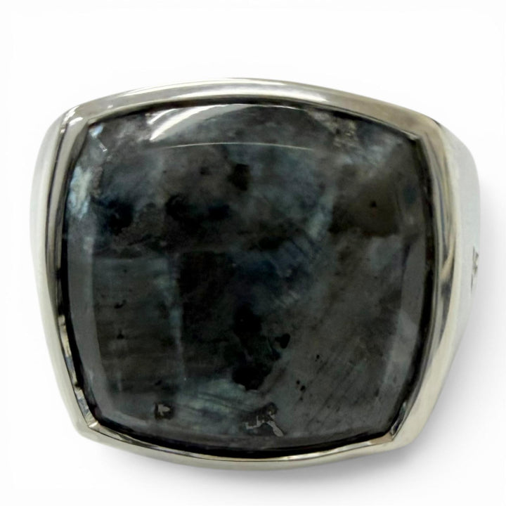Great TOM WOOD Ring ring Square Cushion Current product Silver 925 mens 50