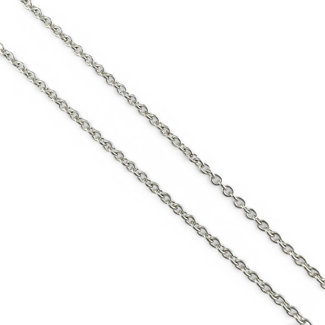 Great TIFFANY&Co. Necklace Combi T&C Coin Silver 925 Women
