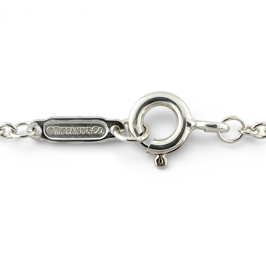 Great TIFFANY&Co. Necklace Combi T&C Coin Silver 925 Women
