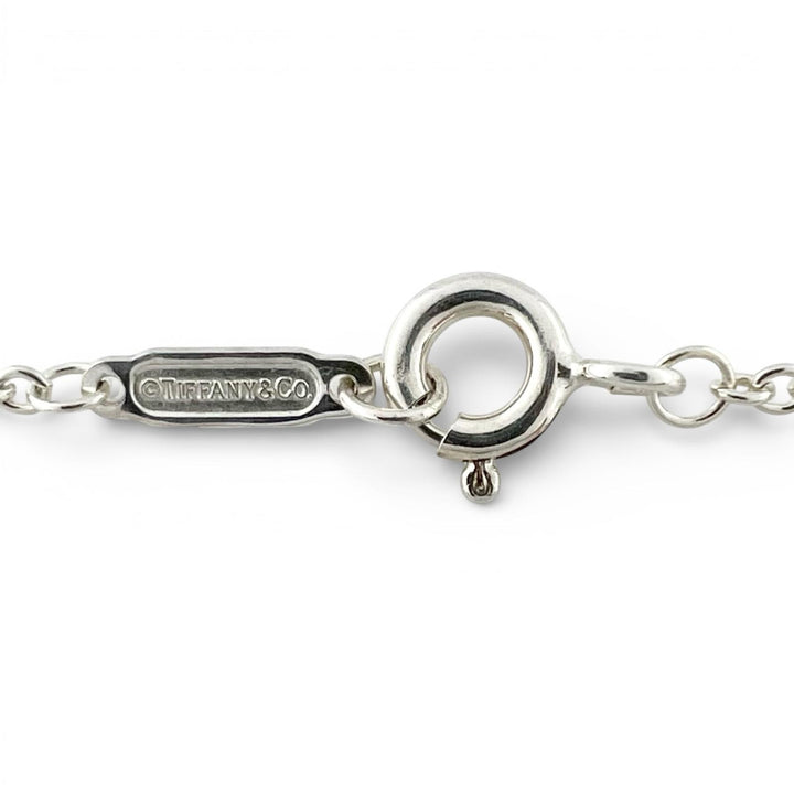 Great TIFFANY&Co. Necklace Combi T&C Coin Silver 925 Women
